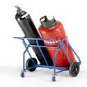 Double Gas Cylinder Trolley