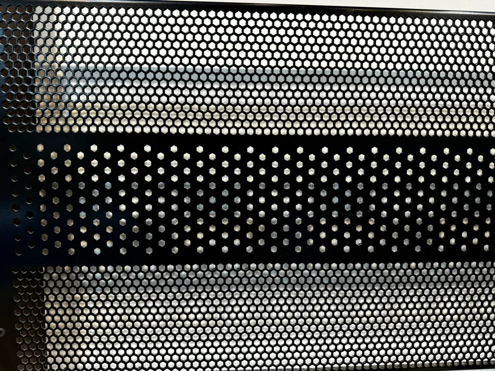 Black Perforated Metal Sheet