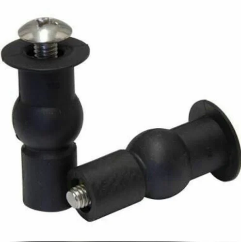 Black Rubber Fastener, Diameter: 2 mm