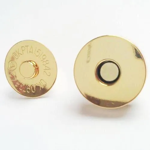 Brass Magnet Button, Round