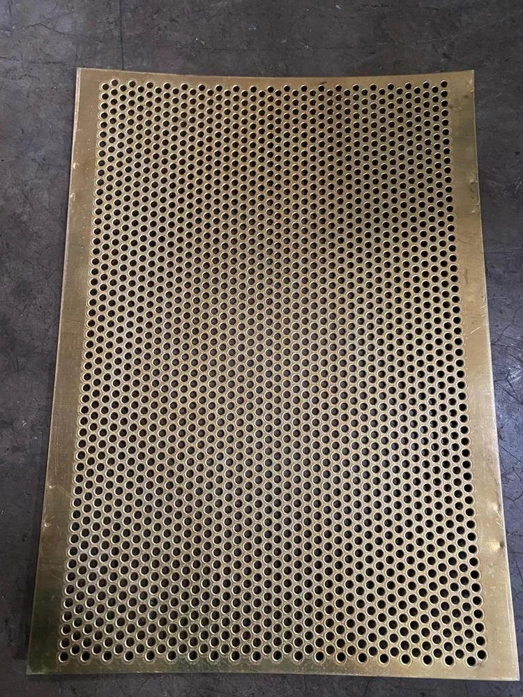 Perforated Brass Sheet